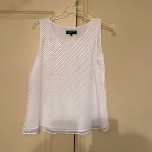 Sheer with White Underlay Blouse
